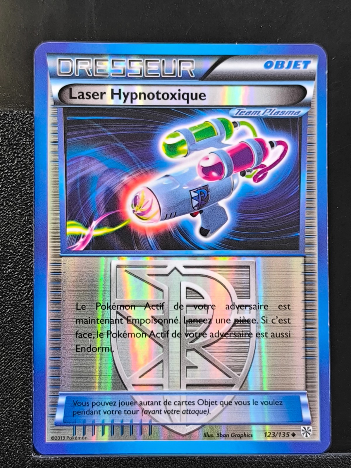 Pokemon Card Hypnotoxic Laser 123/135 Reverse NB 08 Plasma Storm
