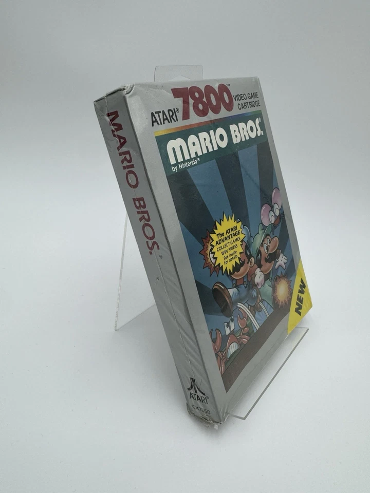 Atari 7800 Mario Bros. Factory Sealed With Hangar 1983 CX7850 - Image 3 of 4