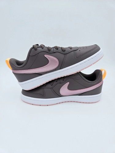 NEW NIKE COURT BOROUGH LOW 2 GS Violet/Pink Size Mens/Boys 6 BQ5448-200 Womens 8 - Picture 1 of 7