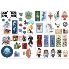 Avatar The Last Airbender Tech Sticker Pack 4 Sheets Reusable Vinyl Decals Fo Avatar The Last Airbender Tech Sticker Pack 4 Sheets Reusable Vinyl Decals Fo
