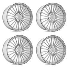 Set 4 22" Axe EX EX50 Silver 22x10.5 Wheels 5x130 25mm to 38mm Luxury Car Rims
