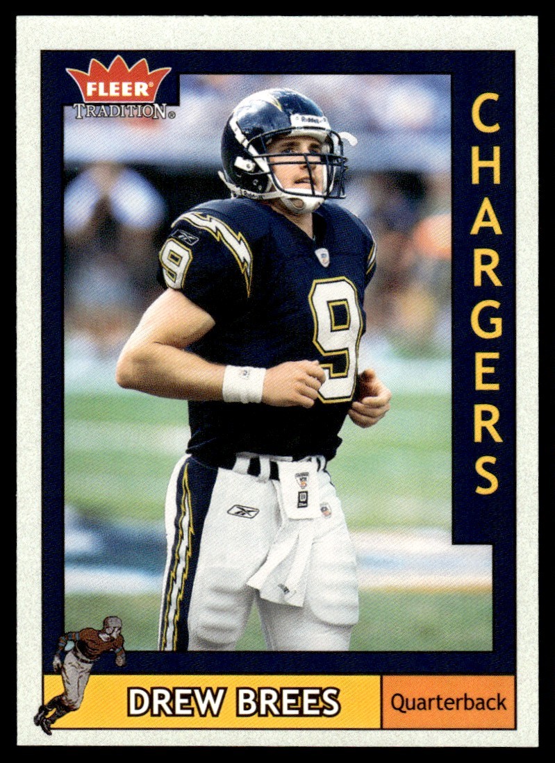 2003 Fleer Tradition Drew Brees San Diego Chargers #191