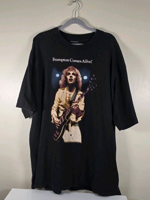  Vintage Peter Frampton Comes Alive Single Stitch Rock Band T-Shirt 2XL Concert