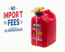 No-Spill 2.5 Gallon Gasoline Gas Can CARB Compliant Push Button Auto Stop 1405