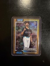 2026 Topps Series 1 Ronny Henriquez Gold Sandglitter /50 #290 Marlins