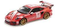 Minichamps Porsche 911 991.2 GT3 Rs 2019 Getspeed Race Taxi Rot 1:18 Modellauto