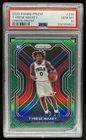 2020-21 Panini Prizm Tyrese Maxey RC Green Prizm Rookie #256 76ers PSA 10