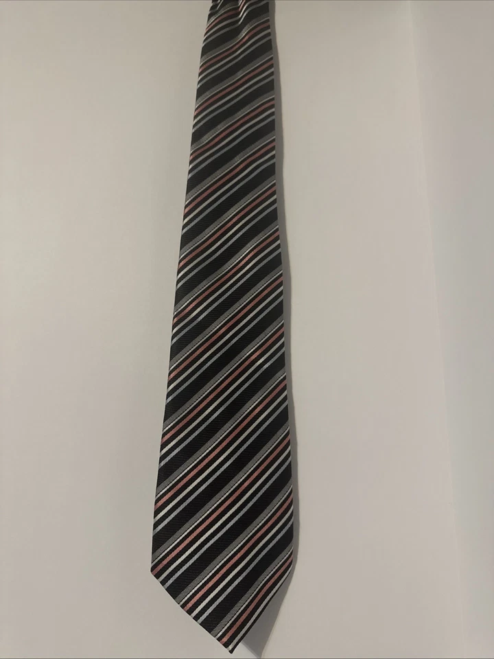 George Martin Collection Neck Tie With Matching Handkerchief  - Image 2 of 4