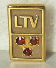   1/10 10K employee service award tie pin adv...