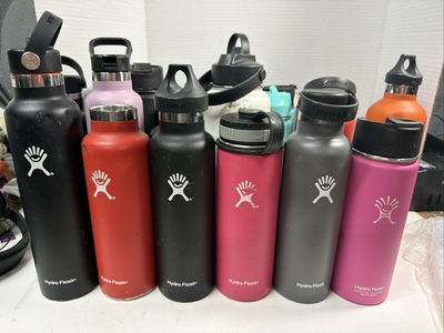 #ad Lot Of 21 Insulated Hydro Flask Bottles Dented Stickered Dirty $150.00