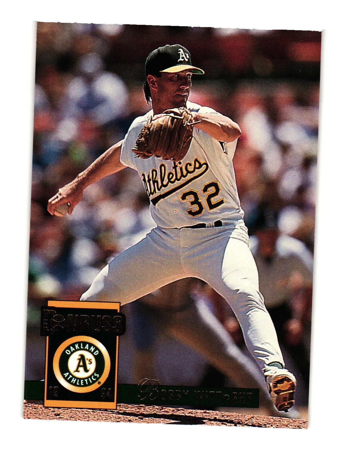 1994 Donruss #308 Bobby Witt Oakland Athletics