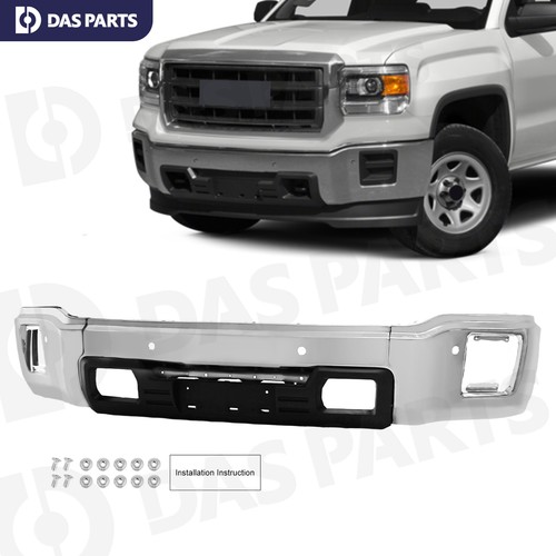For GMC Sierra 1500 2014-2015 Front Bumper Face Bar + Front Bumper Valance Panel