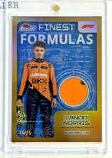 2024 Topps Finest Formula 1 F1 LANDO NORRIS Finest Formulas Relic Patch Gold /25