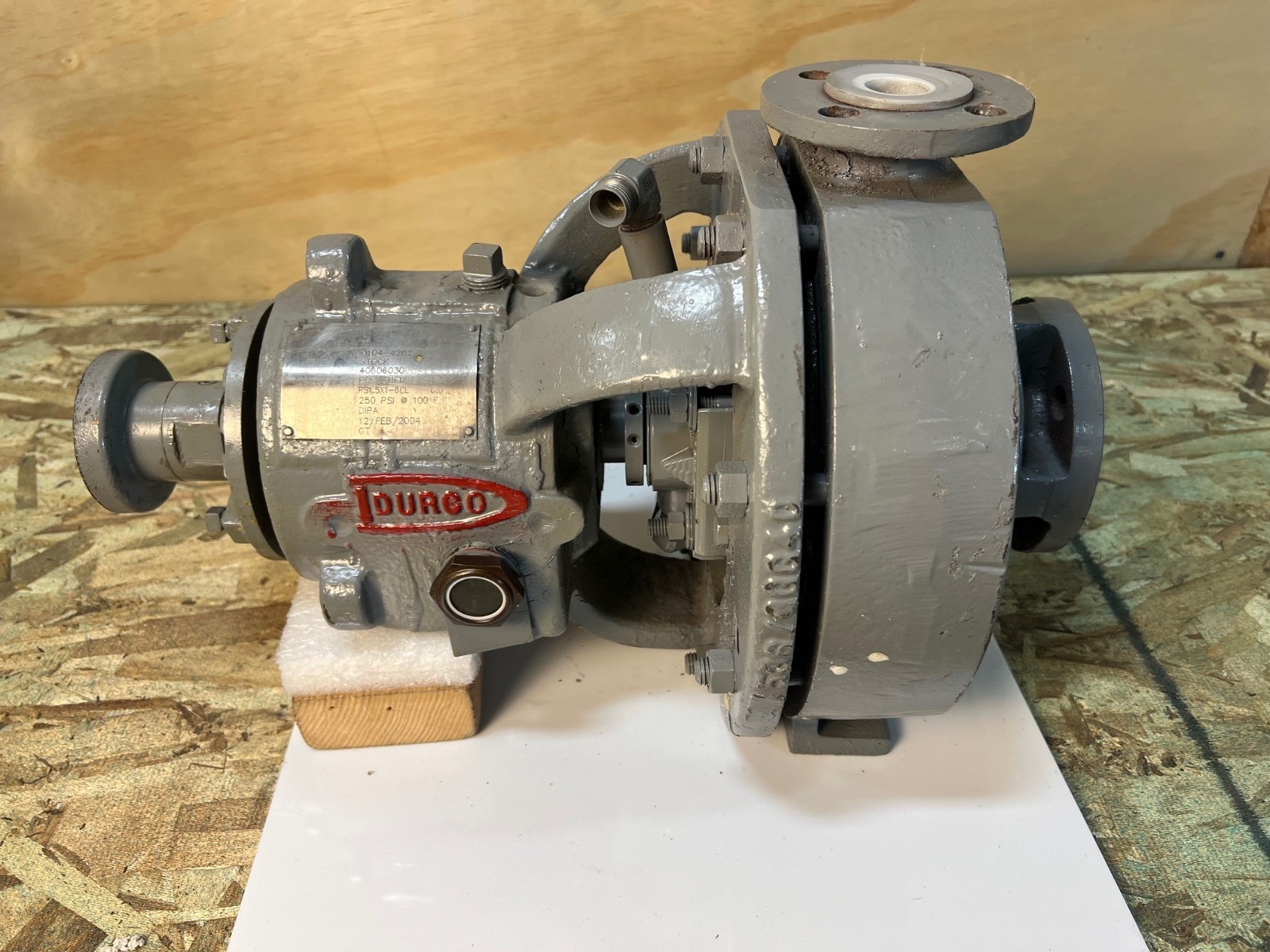 FlowServe pump Durco Polychem S-series, 1.5"x1"-6CL