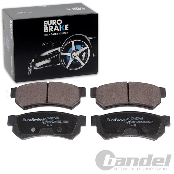 Eurobrake BremsbelÄGe Satz Hinterachse Passend FÜR Chevrolet Lacetti Nubira-image