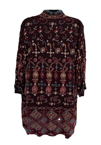 Johnny Was Waverly Heavily Embroidered Kimono Jacket Topper Size XL $298 - Bild 4 von 11