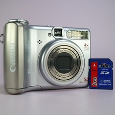 Canon Digital Camera PowerShot A530 5.0MP Silver Tested