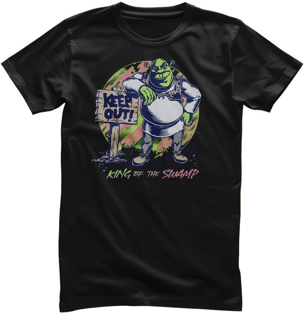 Shrek T-Shirt KEEP OUT-King Of The Swamp UV-1-SHK012