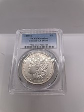1890 S Morgan Silver Dollar PCGS XF details 