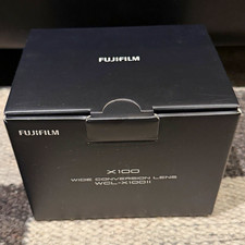 Fujifilm WCL-X100 II Wide Conversion Lens Silver X100vi WCL 49mm New Open Box