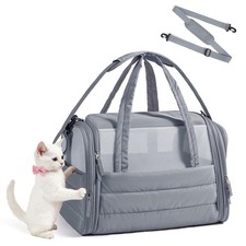BAGSMART Cat Carrier: Soft-Sided Pet Carrier for Small Medium Cats Dogs Puppy...
