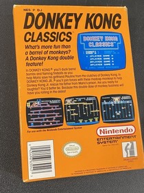 Donkey Kong Classics (Nintendo NES, CIB, Complete w/ Box & Manual, Authentic)