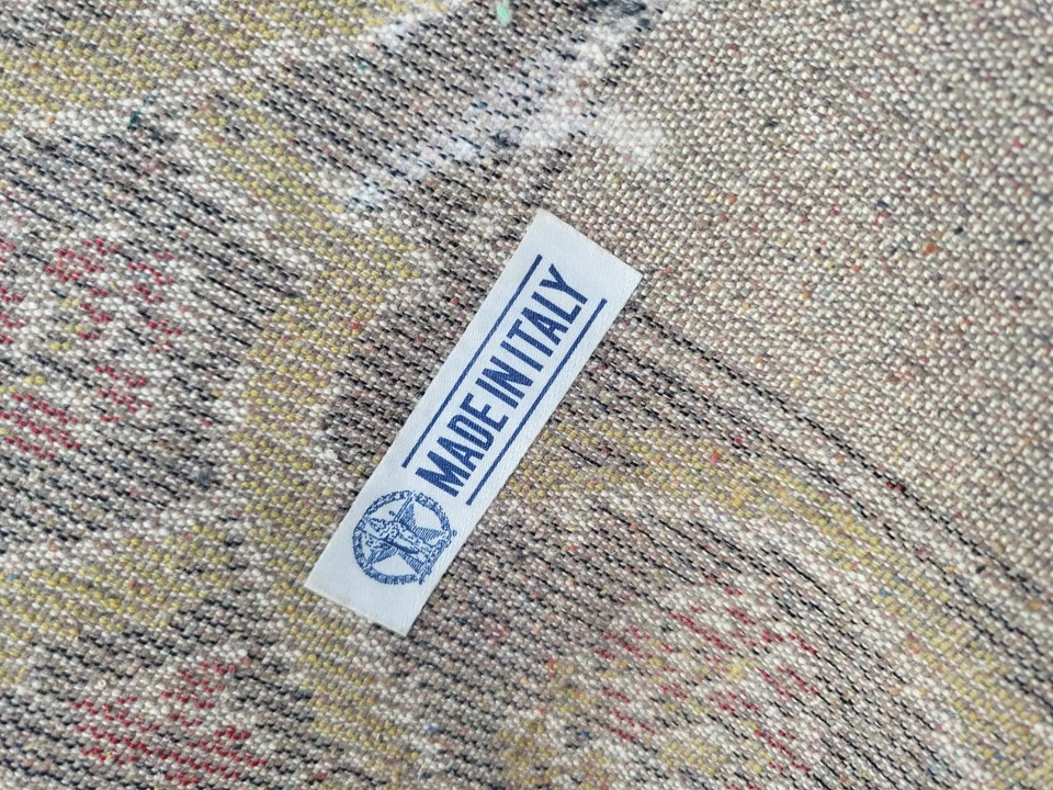 复古大号 Woodland Deer 天鹅绒风景墙挂毯/地毯意大利制造 72x50 英寸 — 第 2/4 张图片