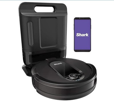 Shark RV1001AE IQ Robot Self-Empty XL, Robot Vacuum with IQ Navigation Home Map