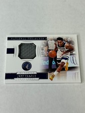 2018-19 National Treasures Jeff Teague 63/99 Game Used Jersey Twolves E1