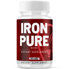 Iron Pure Capsules IronPure Male Performance Dietary Supplement For Men 60Ct 