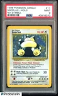 1999 Pokemon Jungle No Rarity Symbol #11 Snorlax Holo PSA 9 MINT