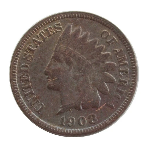 ---1908-S Indian Head Penny Extremely Fine---