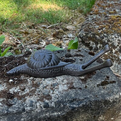 Stiefelheber Gusseisen SCHNECKE Garten Ornamente und Statuen Tiere Outdoor Deko