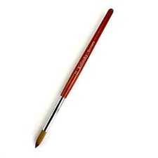 Professional Spiral Kolinsky Acrylic Nail Brush Size 12