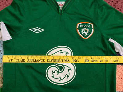 IRELAND JERSEY Tailored By Umbro 2012/13 National Team Soccer