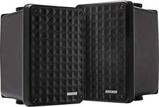 Kicker KB6 2-Way Outdoor/Indoor Speakers Pair - Black