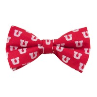 Utah Utes Repeat Pre-tied Bow Tie Adjustable Poly One Size Bowtie Utah Utes Repeat Pre-tied Bow Tie Adjustable Poly One Size Bowtie