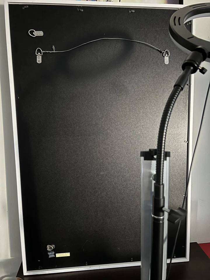 Pottery Barn Beach Umbrella Art print frame 42" x 28" - Image 4 of 4