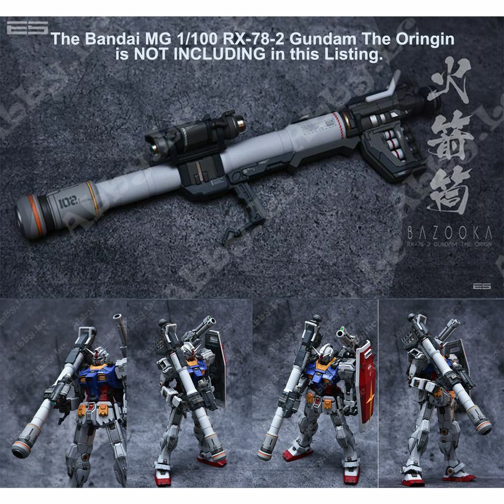 Resin EFSF Universal Weapon Set for MG 1/100 RX 78 2 ver 1.0