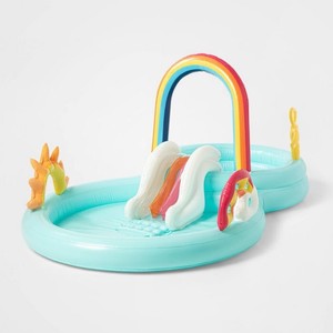 rainbow inflatable pool