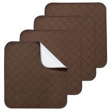 4 Pack 22x21 Inch Waterproof Chair Pads Non Slip Absorbent Incontinence Pads