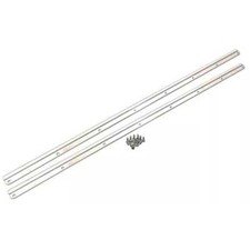 1947-54 Lower Door Seal Retainer Kit - Stainless For Chevy Gmc Truck