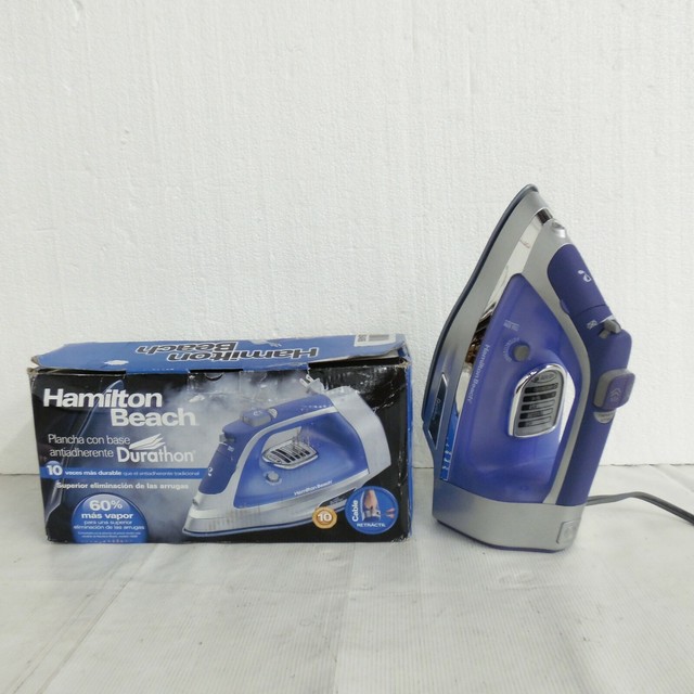 Hamilton Beach Durathon Soleplate Iron 1700w Silver 19804 for sale online |  eBay