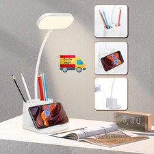 FLEXO LAMPARA DE MESA USB BATERIA RECARGABLE ESCRITORIO SOPORTE MOVIL ENVIO HOY