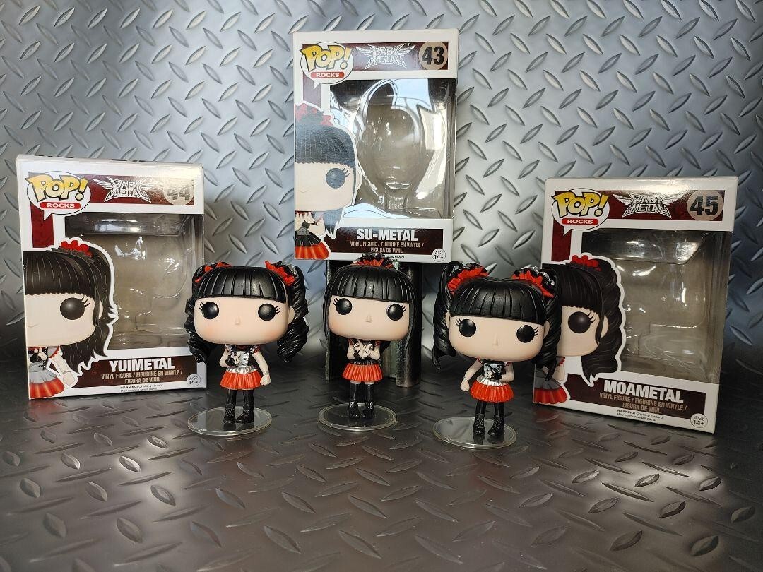 FUNKO POP! ROCKS「BABYL」3体セット　ベビメタ USED BABYMETAL FUNKO POP! ROCKS Set of 3 #43 SU #44 YUI #45