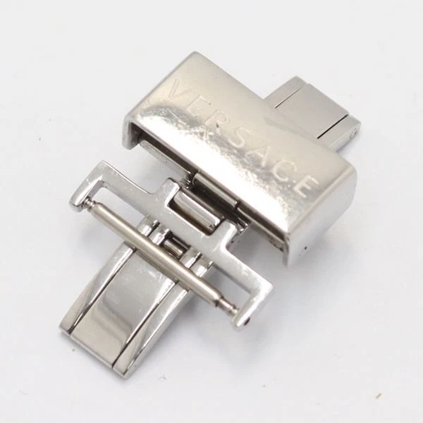 Versace Originale Chiusura Uomo Cinturino Bracciale Parti Colore Argento 18mm #1