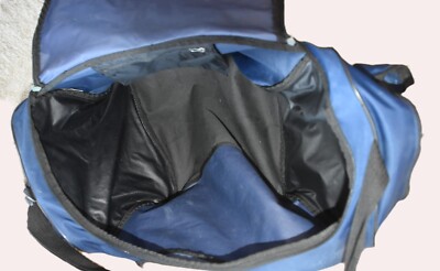 Nike Duffel Travel Luggage Bag - Blue - Size Large -25