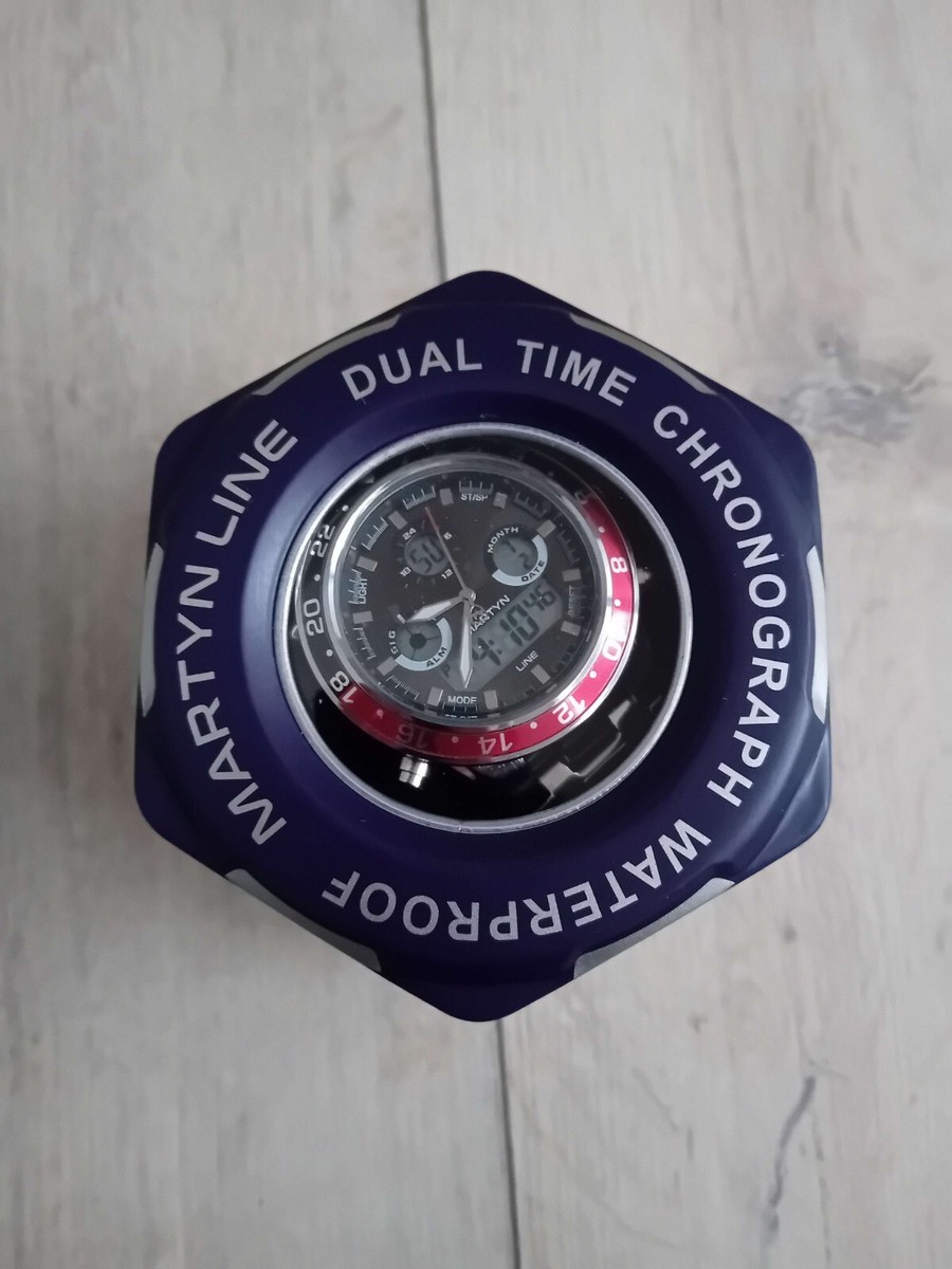martyn line watch dual time chronography