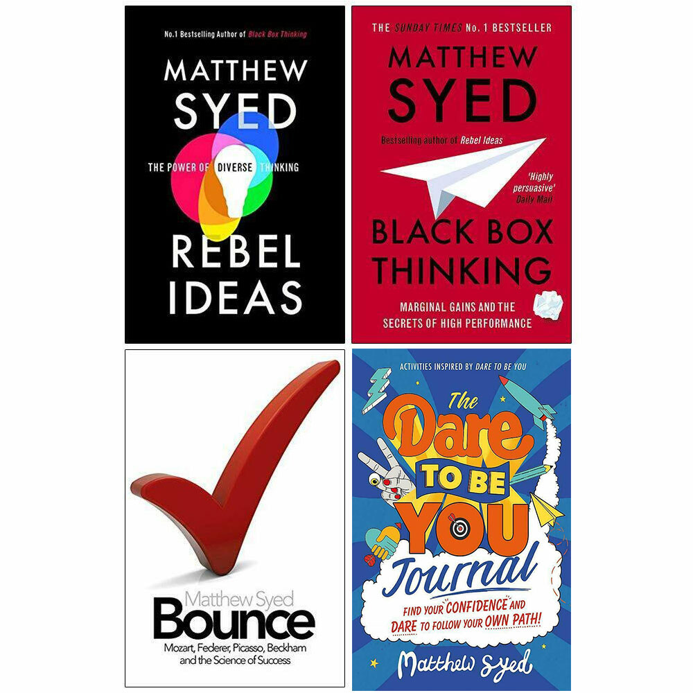 Matthew Syed Collection 4 Books Set General Hobbies & Games Paperback NEW