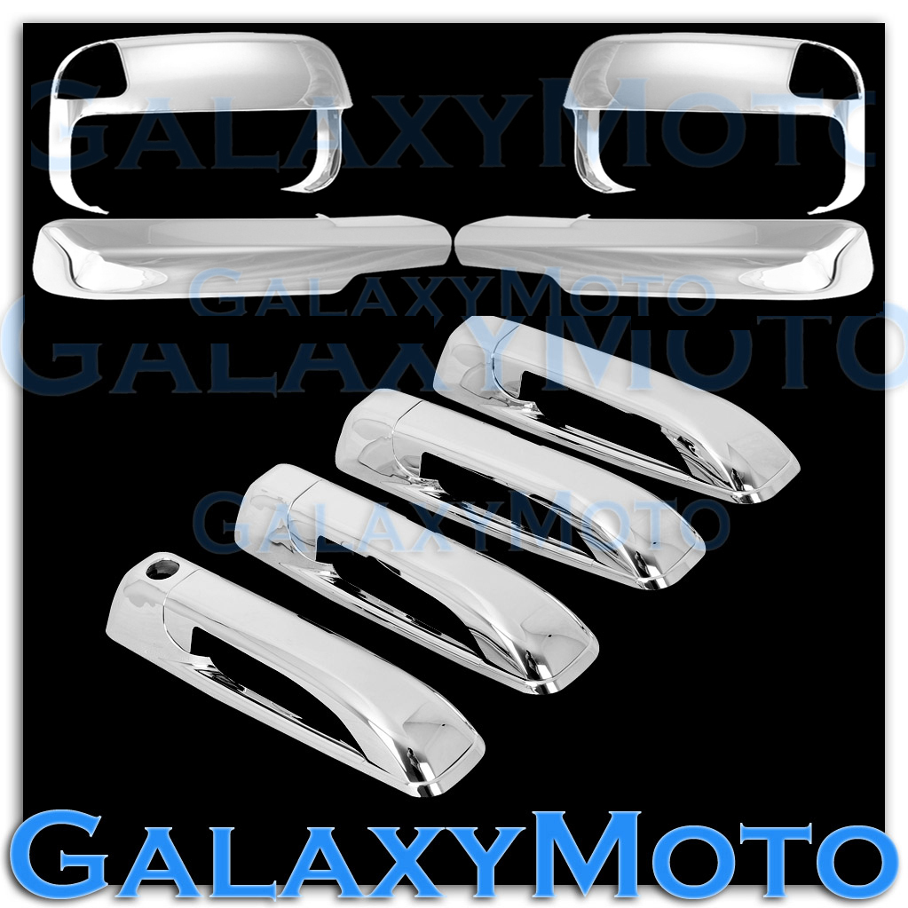 RestylingFactory Chrome Top Half Mirror Cover For Dodge Ram 1500 2500 3500 2010-2018